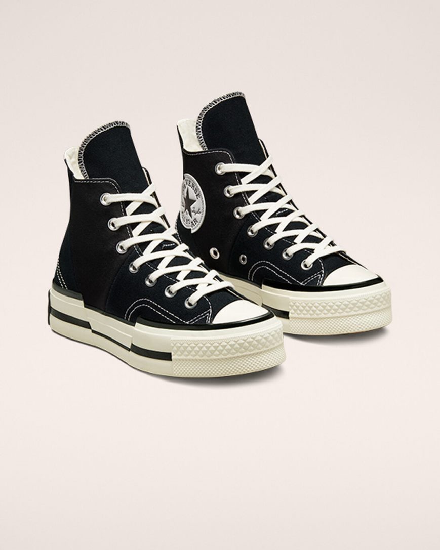 Tenisi Inalti Barbati Converse Chuck 70 Plus Negrii | RO LWGIN275